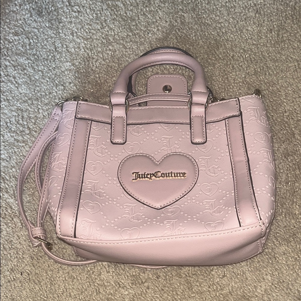 Juicy Couture Pink Satchel with Structured Design